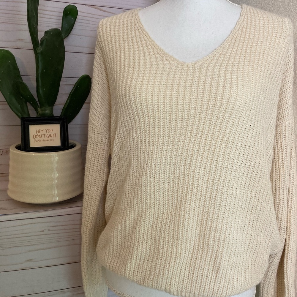 Twist Back Sweater
